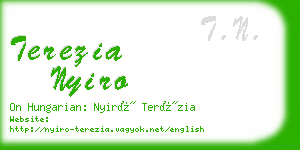 terezia nyiro business card